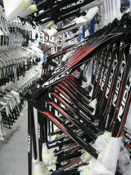 The frames pack the racks