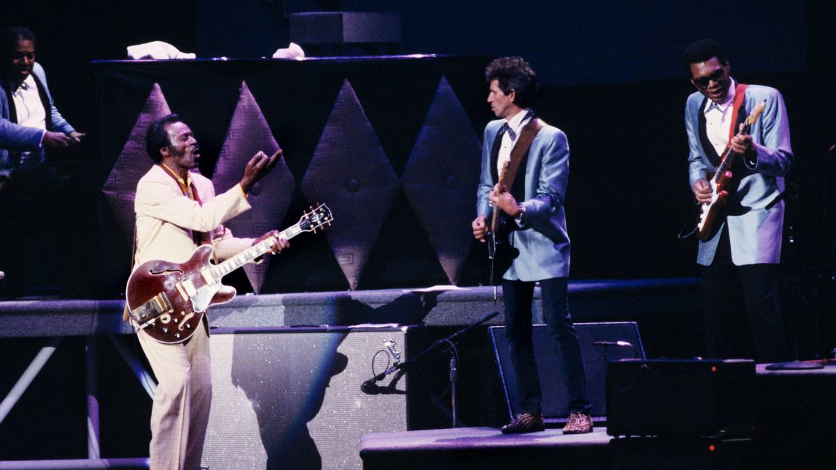 Chuck Berry and Keith Richards