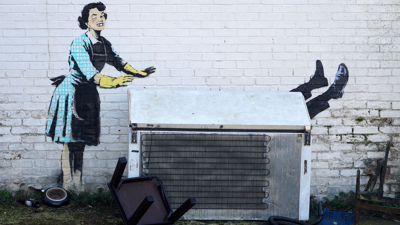 Ten Of Banksy s Most Iconic Works The Week Ten Of Banksy s Most Iconic Works The Week