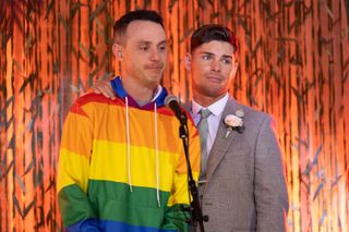 Ste Hay and James Nightingale wedding day in Hollyoaks