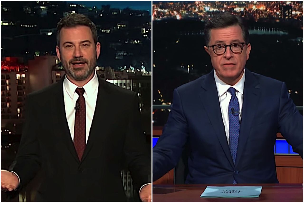 Jimmy Kimmel and Stephen Colbert recap R. Kelly&amp;#039;s messy interview