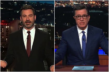 Jimmy Kimmel and Stephen Colbert recap R. Kelly's messy interview