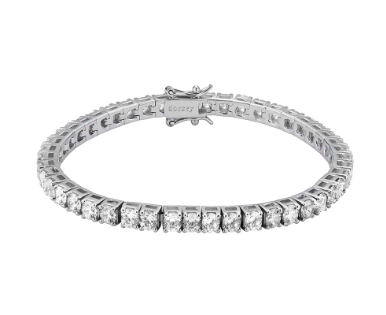Dorsey, KATE RIVIÈRE BRACELET IN 3.75MM LAB WHITE SAPPHIRE