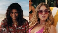 Zendaya and Sydney Sweeney in Euphoria Season 3 side by side. 