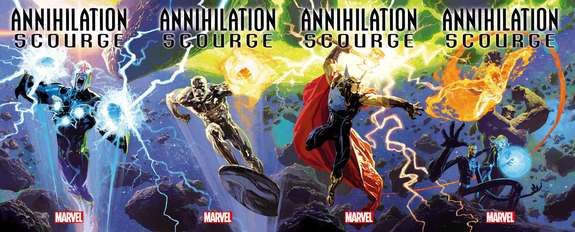 nova, beta ray bill, silver surfer and more spin out of Annihilation: Scourge event