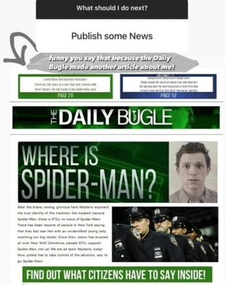 The Daily Bugle post