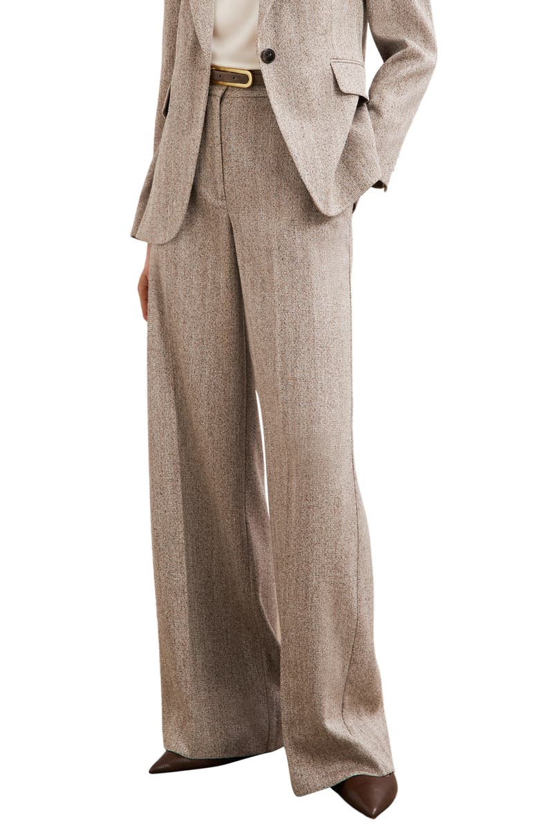 Isla Herringbone Wide Leg Pants