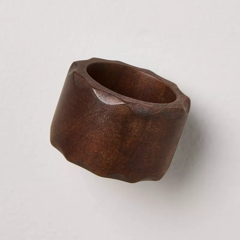 Carved Edge Napkin Ring - Hearth & Hand™ With Magnolia