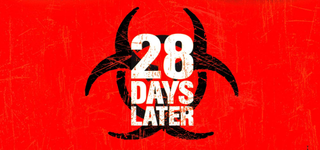 The 28 Days Later logo, one of the best horror movie logos