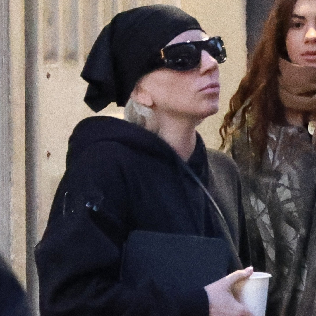 Lady Gaga was spotted wearing platform Balenciaga slippers, which looked like Uggs