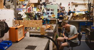 Behind the scenes at Reverend Guitars, where Joe Naylor and Ken Haas steer innovative guitar designs that have captured the imaginations of Billy Corgan, Reeves Gabrels and Vernon Reid