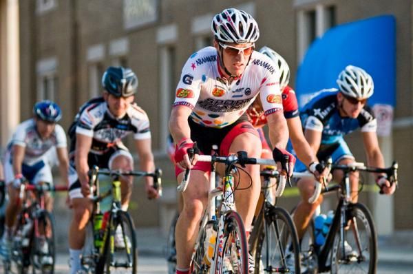 Jelly Belly's Brad Huff in the peloton
