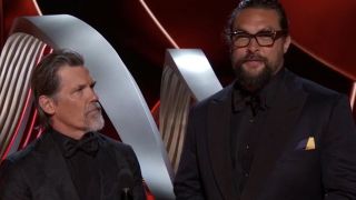 Josh Brolin and Jason Momoa at the 2022 Academy Awards