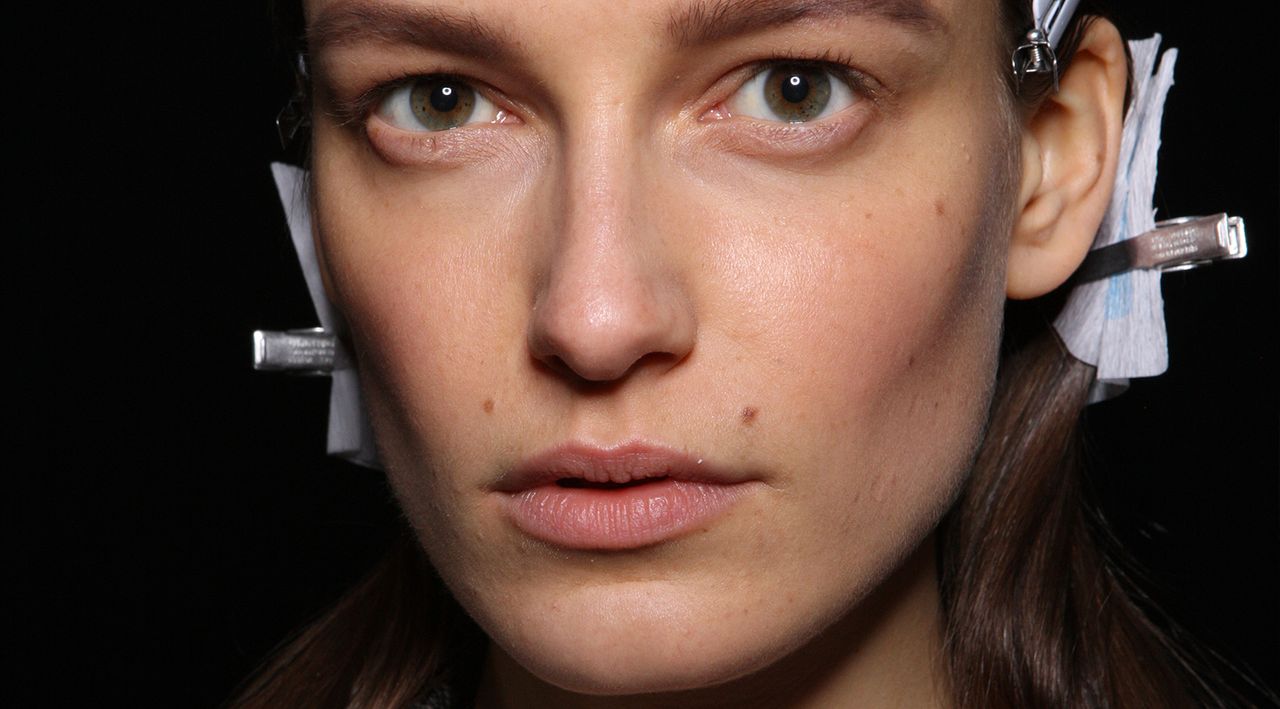 Nars make-up backstage at Christopher Kane AW15