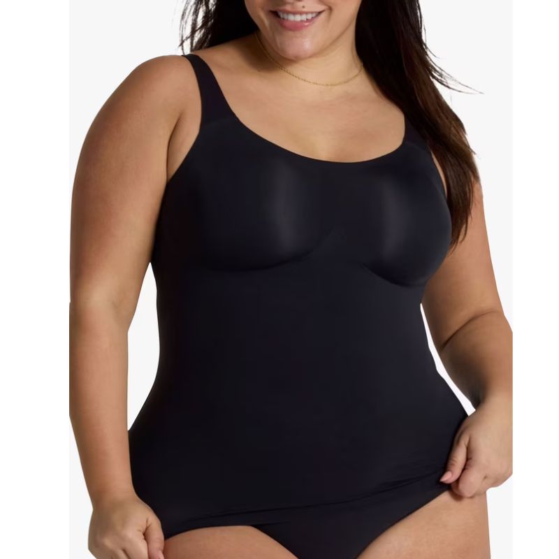 Evelyn &amp;amp; Bobbie , Structured Scoop Bra Tank in Black