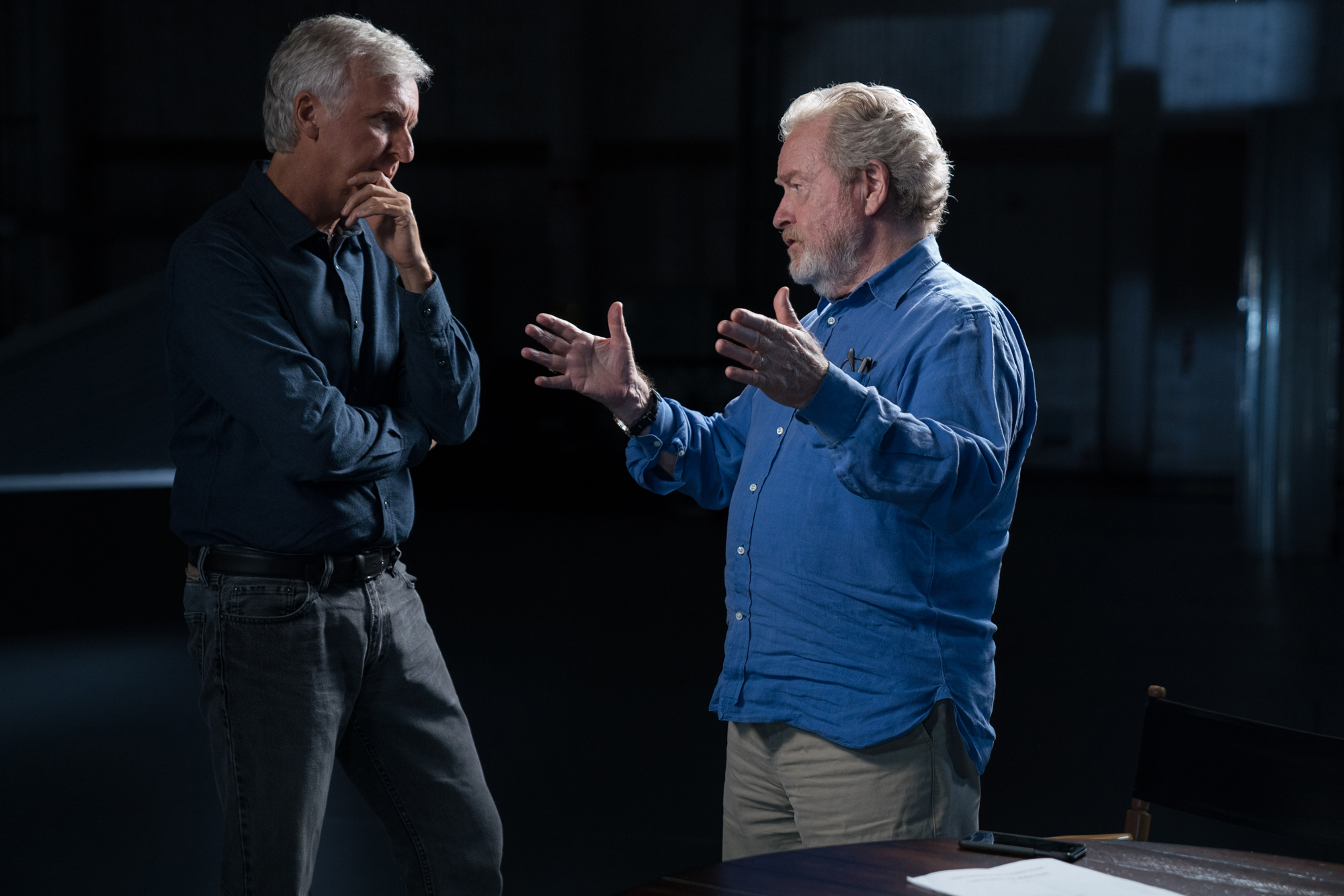 Famed directors James Cameron and Ridley Scott talk aliens in "AMC Visionaries: James Cameron's Story of Science Fiction," which premieres on AMC on April 30.