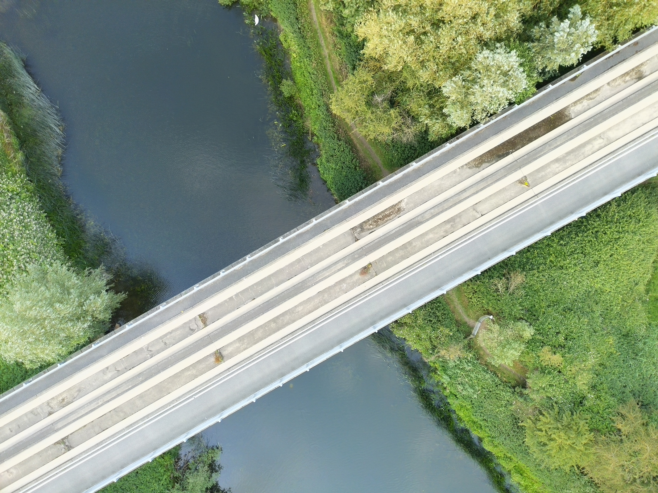 Photo of a bridge taken with the Ruko U11MINI 4K drone