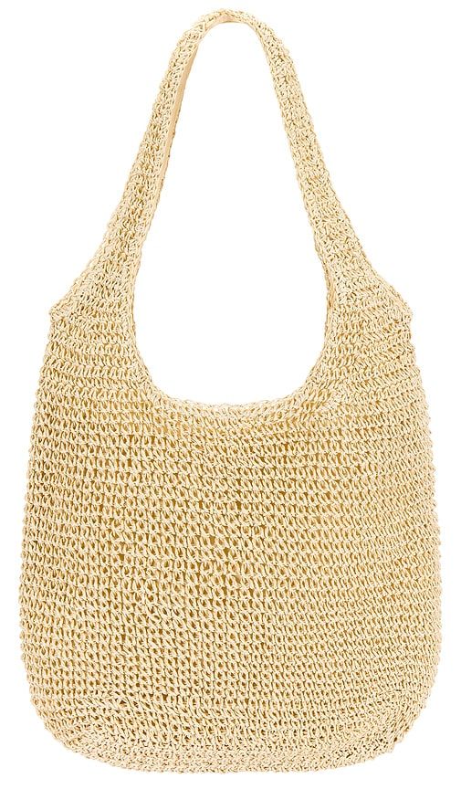 Slouch Raffia Bag
