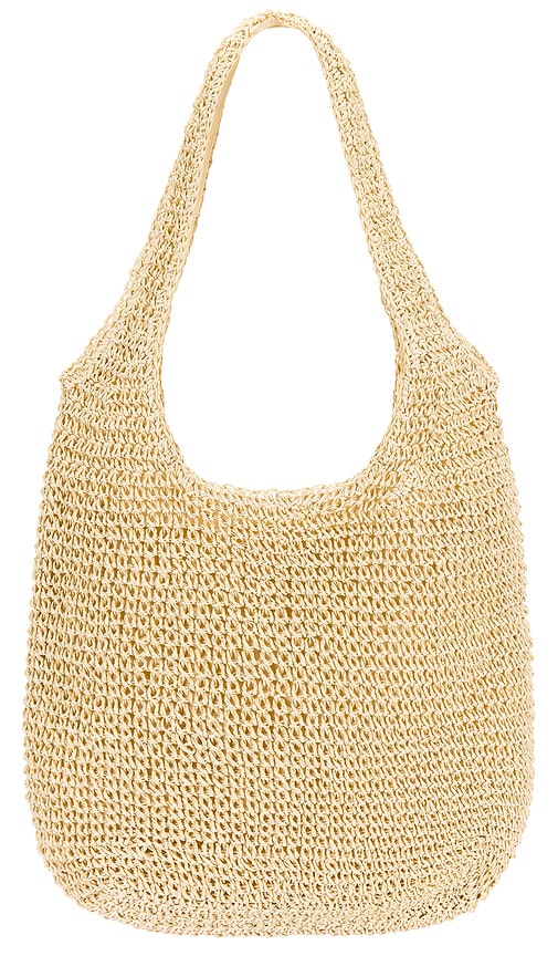 Slouch Raffia Bag