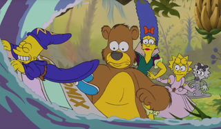 the simpsons disney couch gag