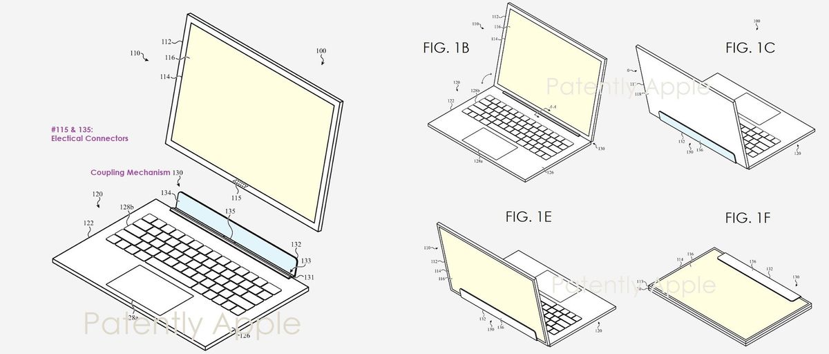 Apple Patent 2022 Hinged Device