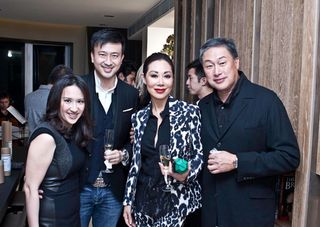 Noelle Lu, Ronald Lu & Partners vice chairman Bryant Lu, Sevva-owner Bonnie Gokson and Kevin Chau of Franck Muller watches
