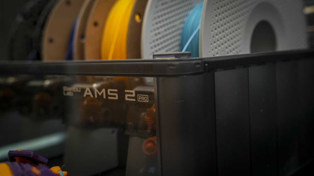 Bambu Lab HS2 3D printer during our review