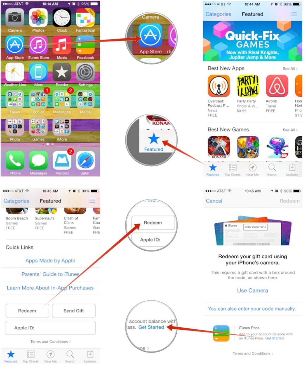 How to access and add credit to an iTunes Pass with Passbook iMore