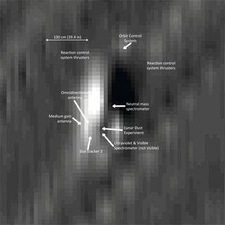 LRO Image of LADEE (Geometrically Corrected)