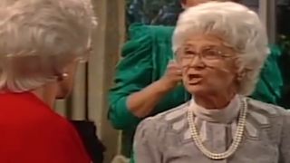 Estelle Getty as Sophia Petrillo in The Golden Girls episode "The Sisters"