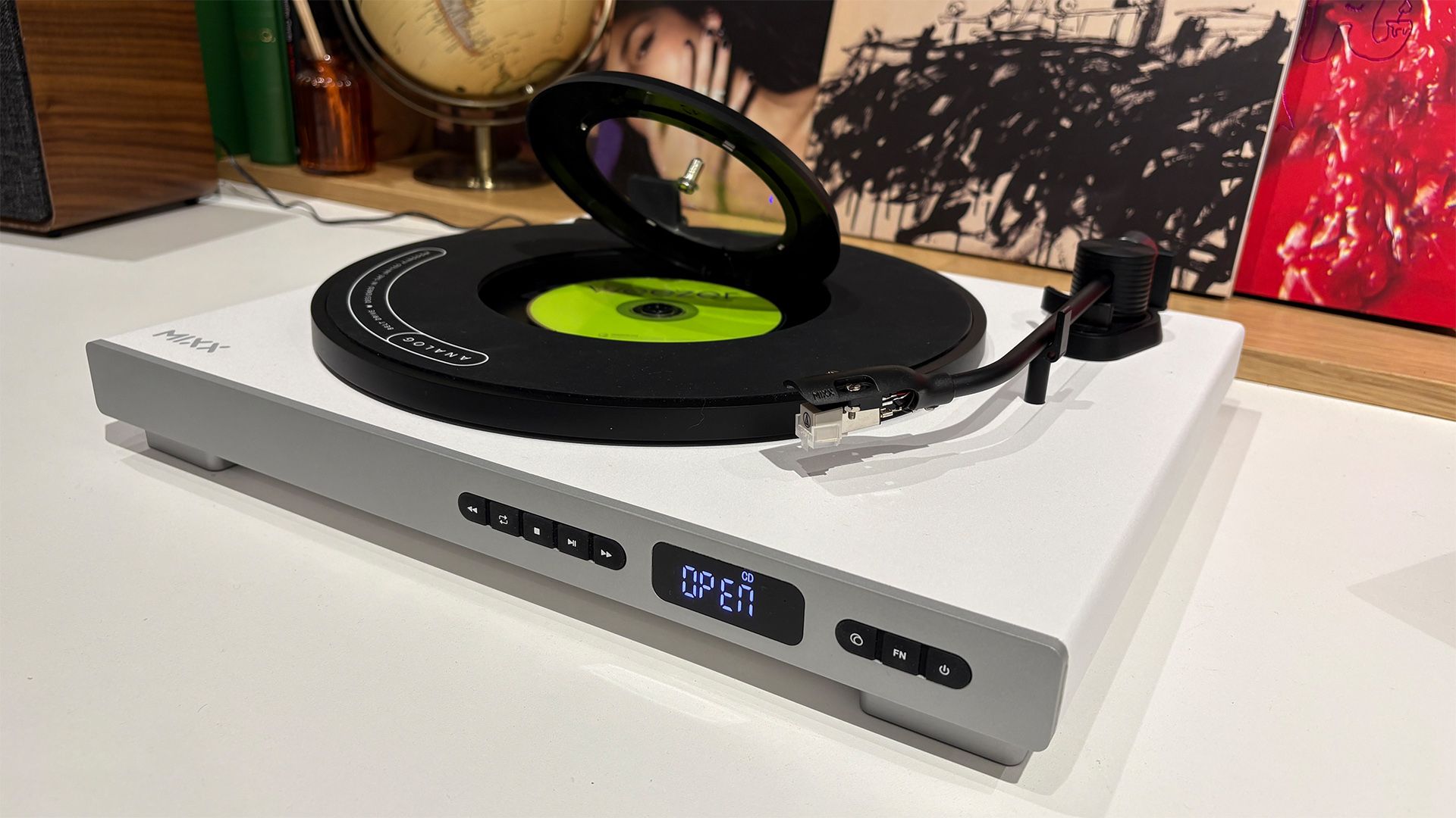 We’ve never seen this kind of combined CD-player-and-turntable design before – is it the best of both formats, or a mixed bag?