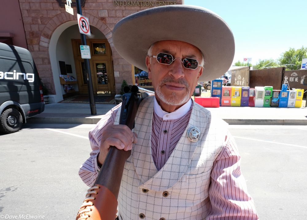 Prescott was full of characters dressed in western garb