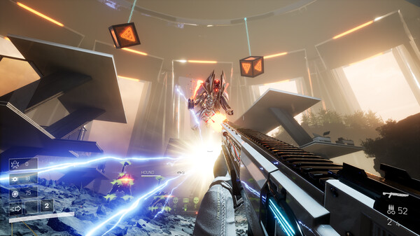 A screenshot from the FPS game Void/Breaker