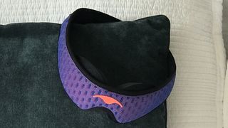 Photo of Manta sleep mask pro on a pillow