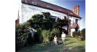 Bury Court, Gloucestershire, with owners Mr and Mrs William Windsor Clive, pictured in Country Life in 2003. Credit: David Giles/Country Life Picture Library