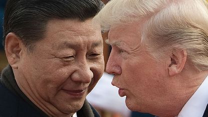 Chinese Premier Xi Jinping and Donald Trump