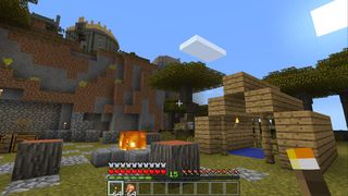 Minecraft Windows 10 Edition Beta Oculus screen