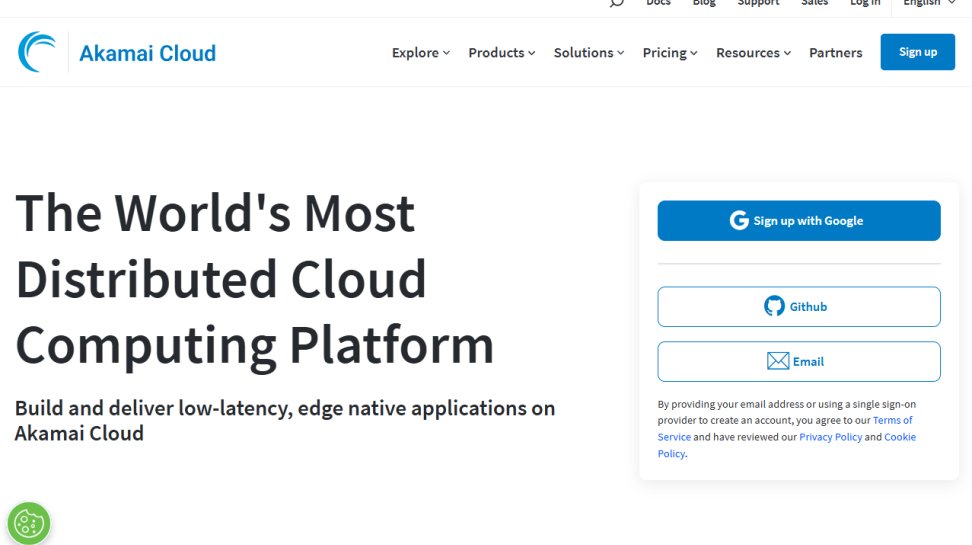 Linode website screenshot (July 2025).