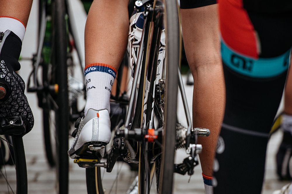 Clipped in and ready to race, Clara Koppenburg on the start line - Women's Gent Wevelgem 2016