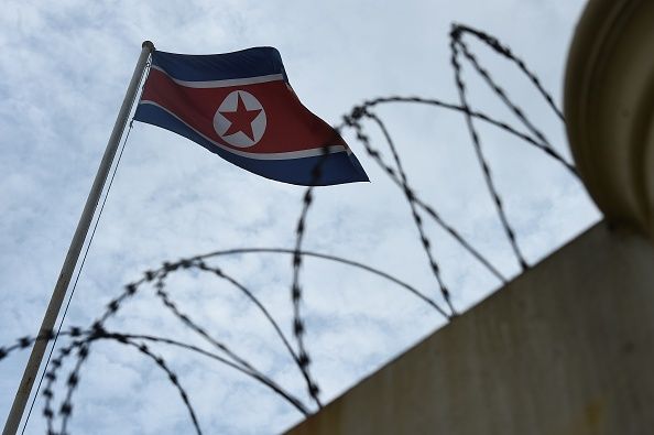 The North Korean flag.