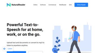 NaturalReader website screenshot