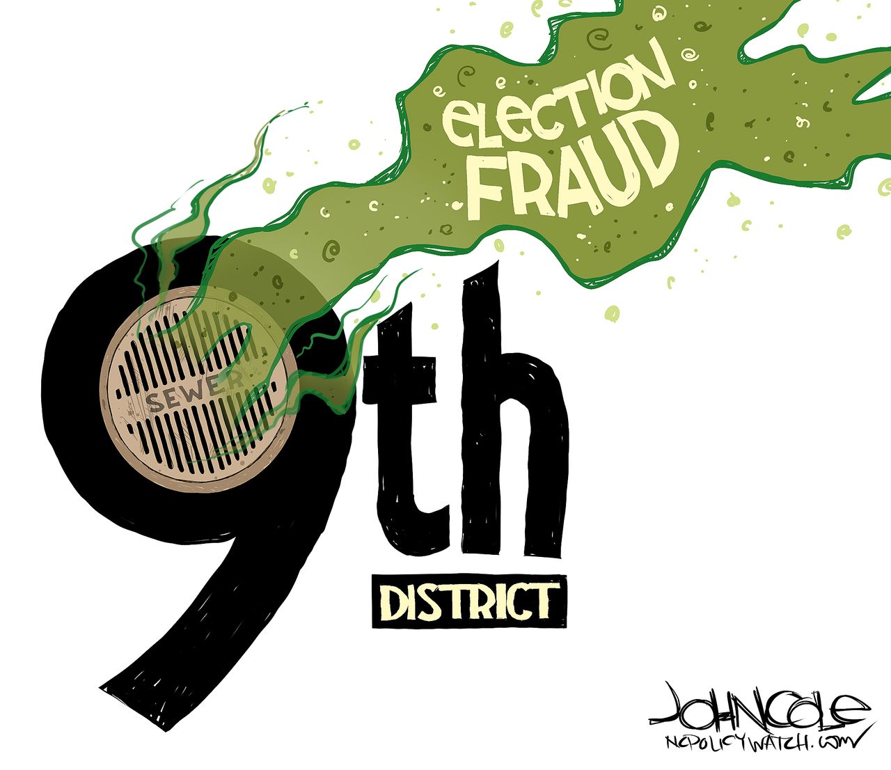 U.S. 9th District election fraud North Carolina