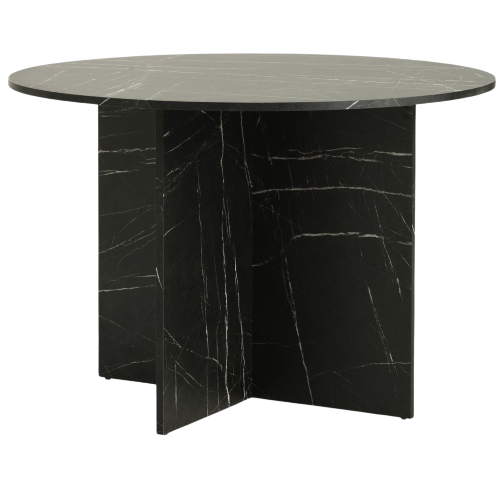Dining Table Krondal D110 Marble Black Colour
