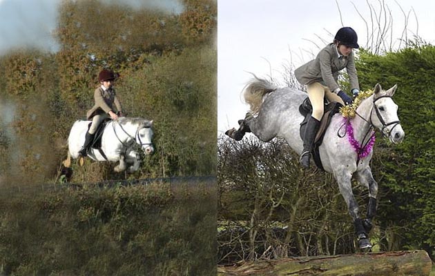 Tora Fleming &mdash; &ldquo;This is me, aged seven, on my 11hh pony Frosty out with the Berks and Bucks Draghounds. The second photo was taken about a year ago when I was 18 with my 14.2hh pony, Tommy, again out with the Berks and Bucks Draghounds&rdquo;