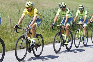 Alberto Contador on stage one of the 2016 Dauphine-Libere