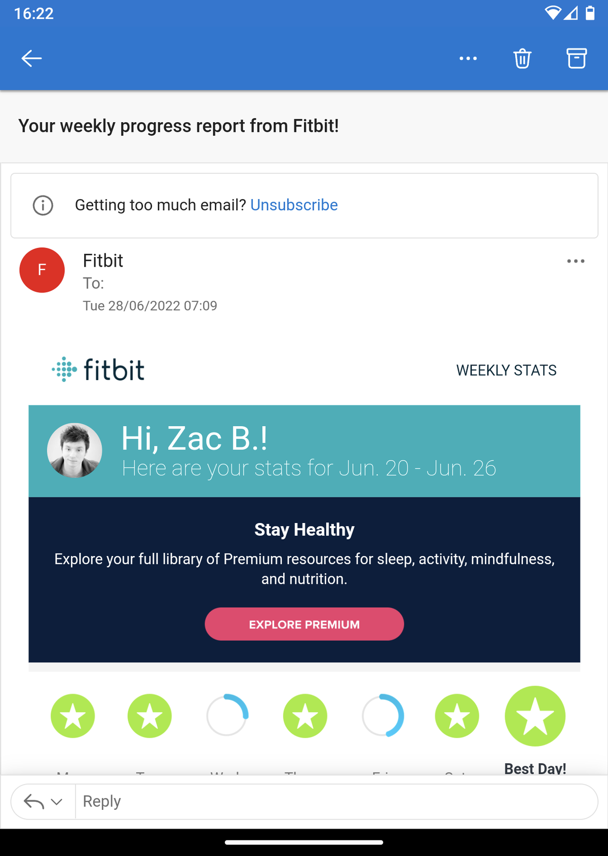 Microsoft Outlook Lite for Android (early)