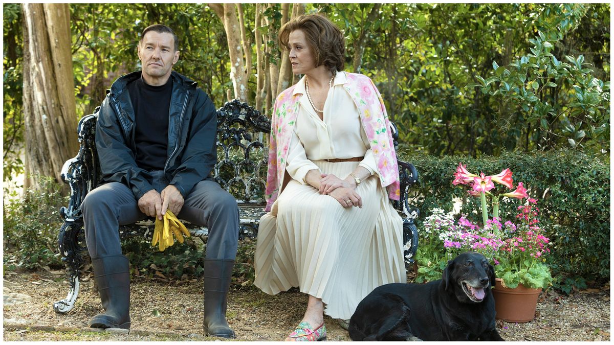 Joel Edgerton and Sigourney Weave in Master Gardener