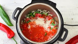 Casserole cooking in Instant Pot