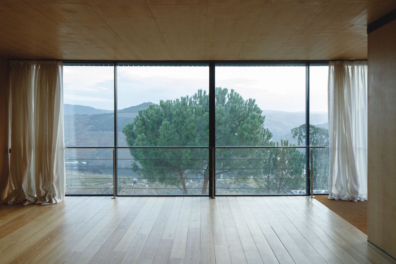 The living area on the uppermost floor