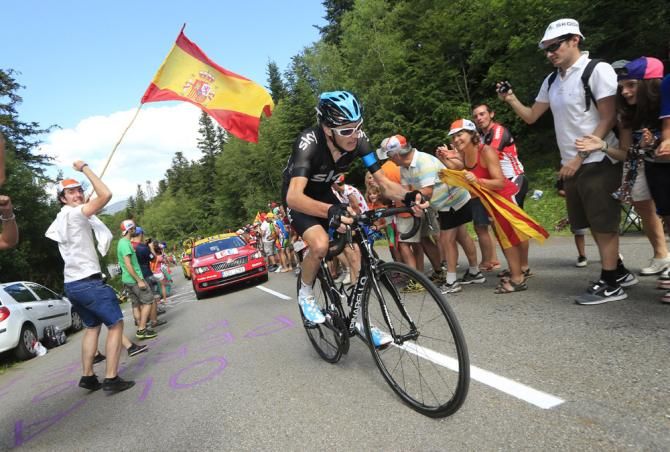 Chris Froome (Sky) stamsp his authority on the Tour de France peloton
